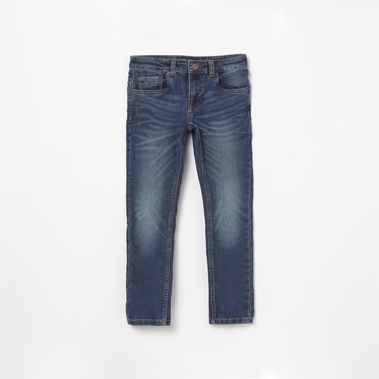 INDIAN TERRAIN Boys Medium-Washed Regular Fit Jeans