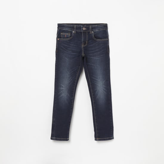 INDIAN TERRAIN Boys Light-Washed Regular Fit Jeans