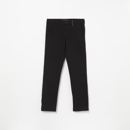 INDIAN TERRAIN Boys Solid Regular Fit Trousers