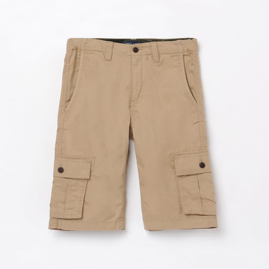 INDIAN TERRAIN Boys Solid Cargo Shorts