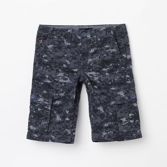 INDIAN TERRAIN Boys Camouflage Print Woven Shorts