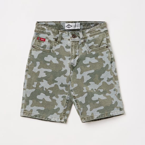 LEE COOPER JUNIORS Boys Camouflage Printed Woven Shorts