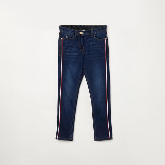 U.S. POLO ASSN. KIDS Boys Stonewashed Slim Fit Jeans