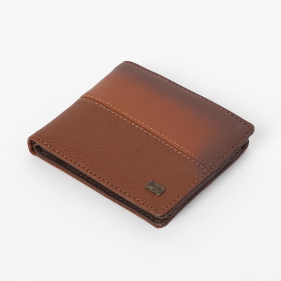 BAGGIT Men Solid Bi Fold Wallet Brown