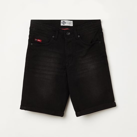 LEE COOPER JUNIORS Boys Stonewashed Denim Shorts