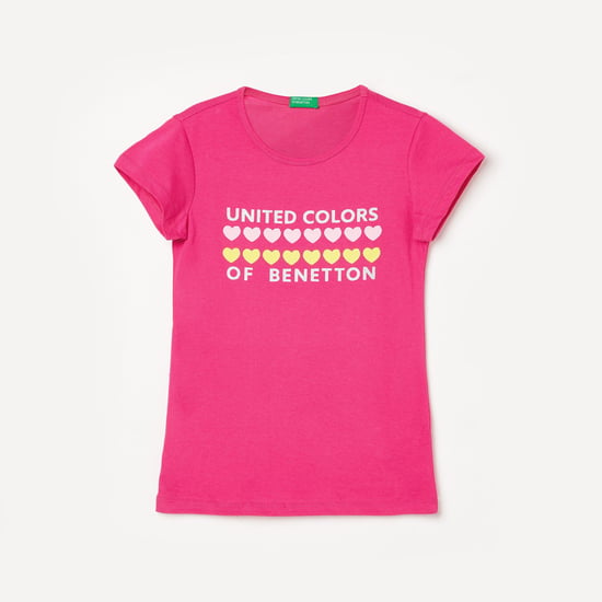 UNITED COLORS OF BENETTON Women Typographic Print T-shirt
