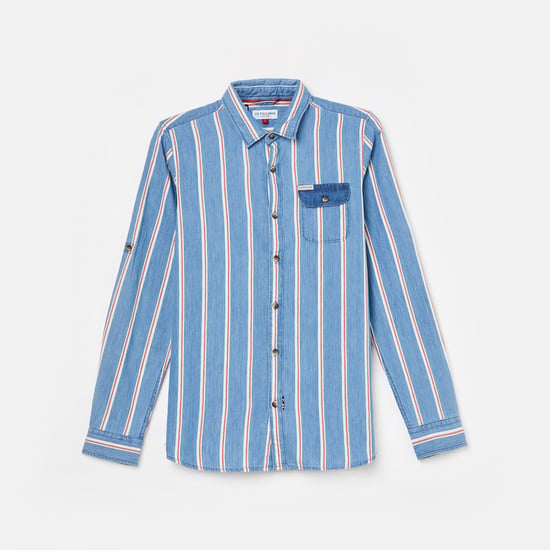 U.S. POLO ASSN. KIDS Boys Striped Shirt