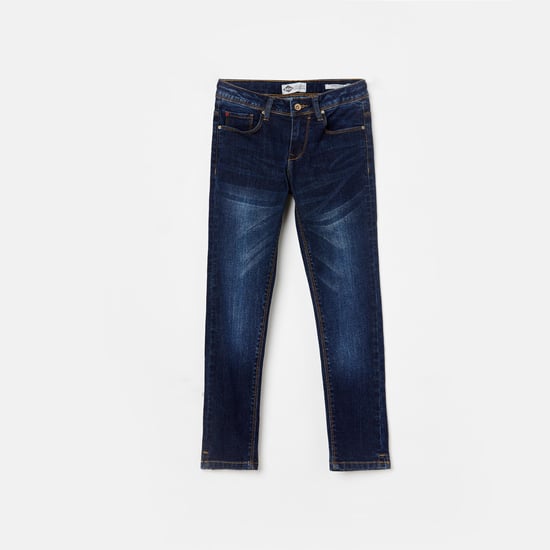 LEE COOPER JUNIORS Boys Stonewashed Slim Fit Jeans