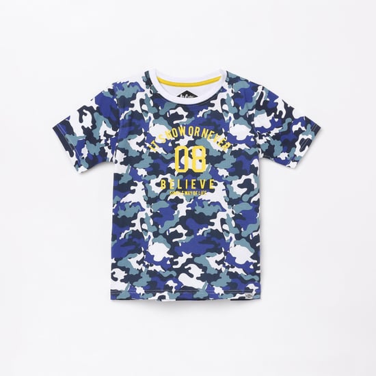 LEE COOPER JUNIORS Boys Printed Crew Neck T-shirt