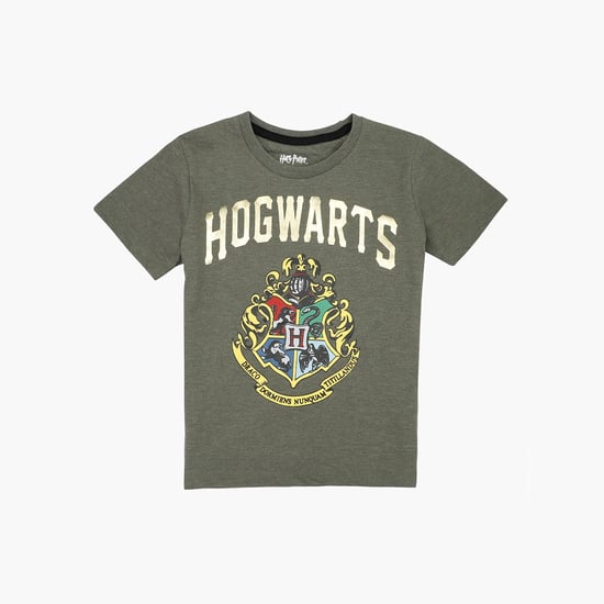 KIDSVILLE Boys Graphic Print Crew Neck T-shirt