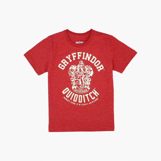 KIDSVILLE Boys Printed Crew Neck T-shirt