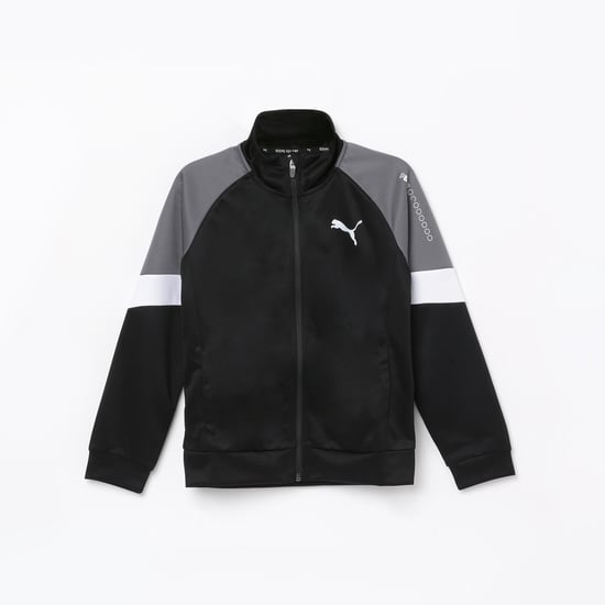 PUMA Boys Printed Full Sleeves Jacket
