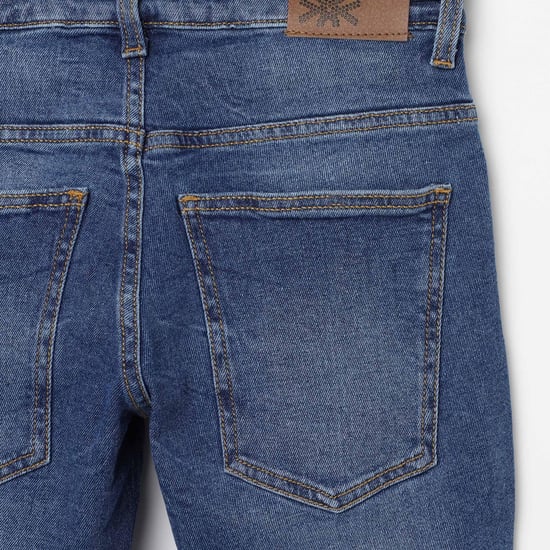 UNITED COLORS OF BENETTON Boys Medium-Washed Jeans