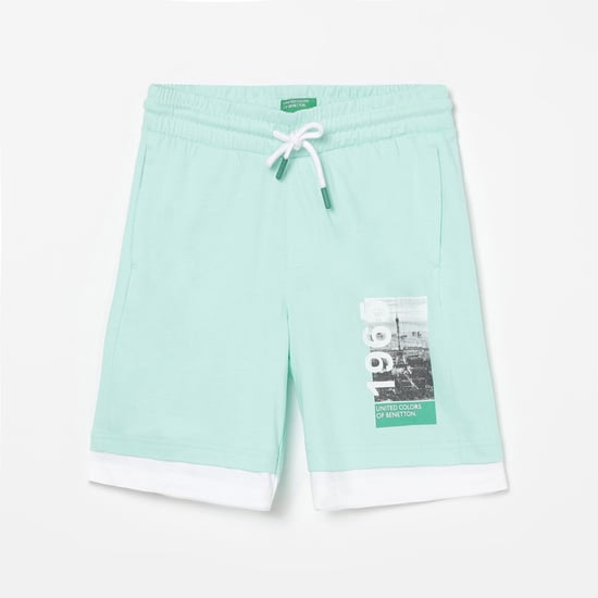 UNITED COLORS OF BENETTON Boys Printed Elasticated Shorts