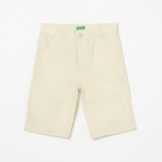 UNITED COLORS OF BENETTON Boys Solid Woven Shorts