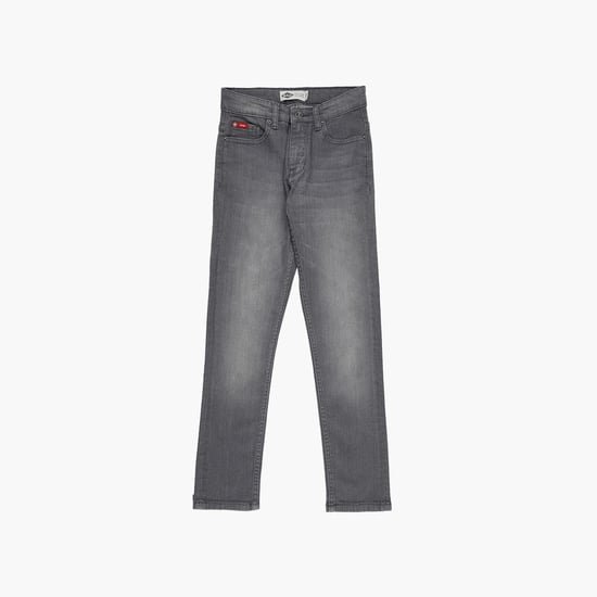 LEE COOPER JUNIORS Boys Light-Washed Slim Fit Jeans