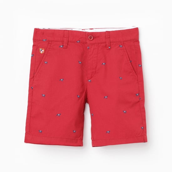 US POLO KIDS Boys Printed Knit Shorts