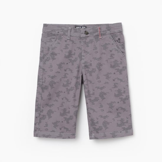 GINI & JONY Boys Printed Knit Bermuda Shorts