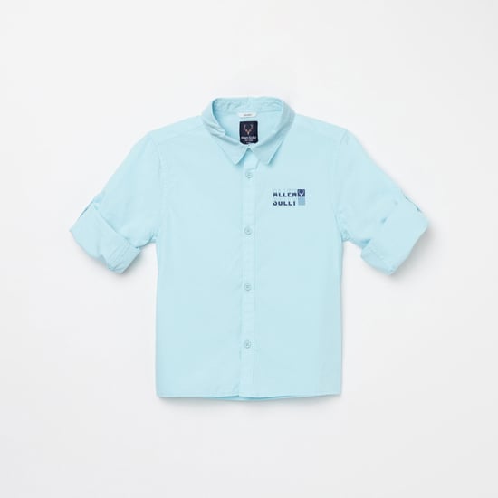 ALLEN SOLLY Boys Printed Casual Shirt