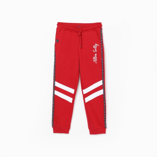 ALLEN SOLLY Girls Printed Drawstring Waist Track Pants