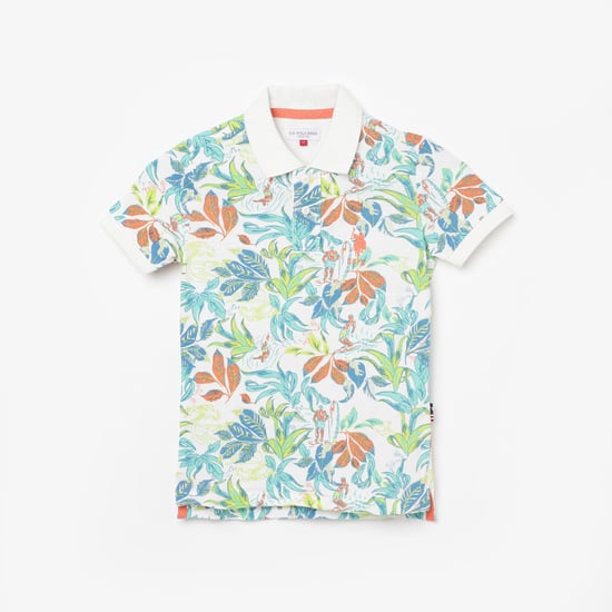 U.S. POLO ASSN. KIDS Boys Printed Polo T-shirt