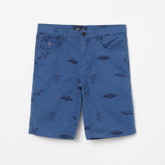 INDIAN TERRAIN Boys Printed Regular Fit Shorts