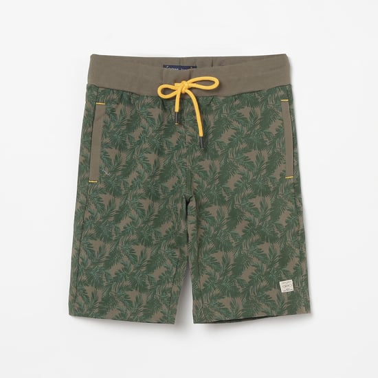 INDIAN TERRAIN Boys Printed Elasticated Shorts