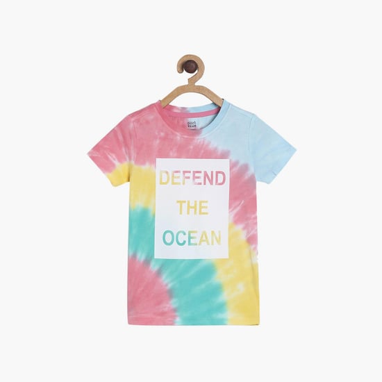 FD MINI KLUB Boys Printed Crew Neck T-shirt