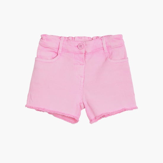 FS MINI KLUB Girls Solid Woven Shorts