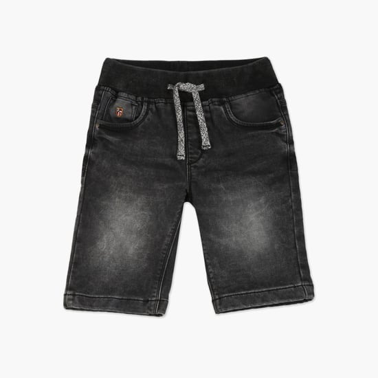 U.S. POLO ASSN. KIDS Boys Lightly Washed Denim Shorts