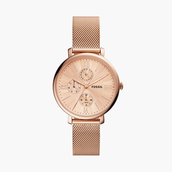 FOSSIL Women Solid Chronograph Watch with Mesh Strap ES5098