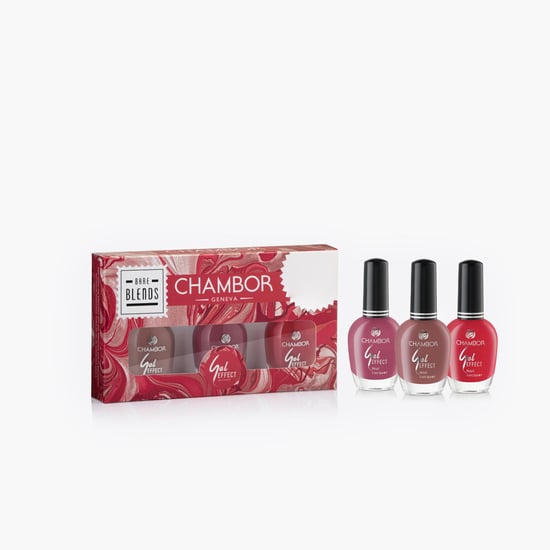 CHAMBOR Gel Effect Nail Lacquer Combo Pack