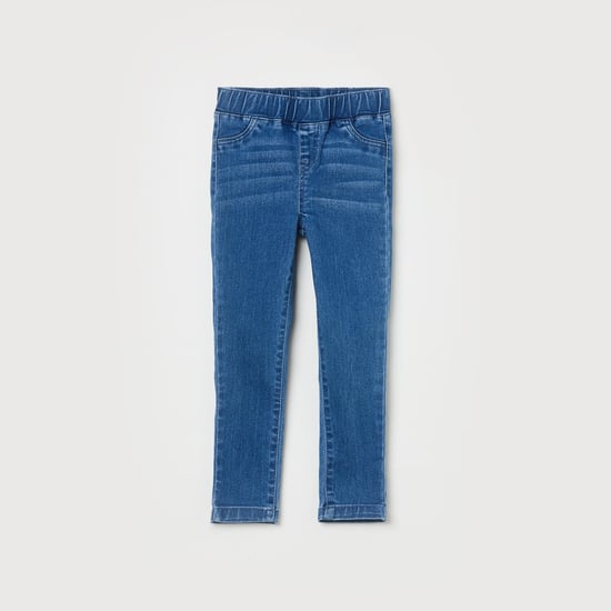 PEPE JEANS Girls Light Washed Skinny Fit Jeggings