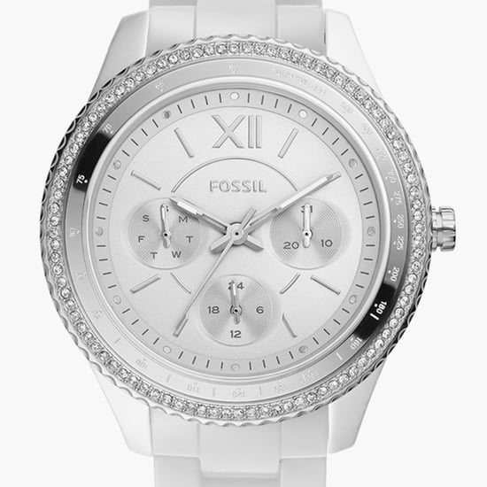 FOSSIL Stella Women Embellished Multifunctional Watch CE1113