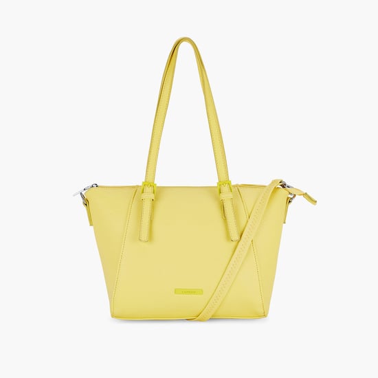 CAPRESE Women Solid Shoulder Bag Yellow