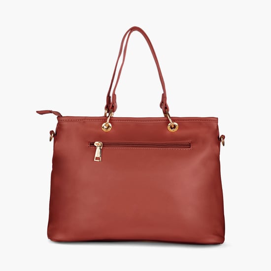 CAPRESE Women Solid Handbag with Clutch Red