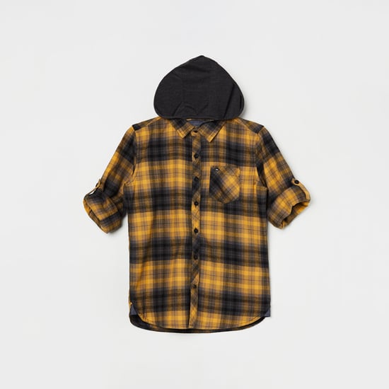 Lee cooper hooded shirt best sale