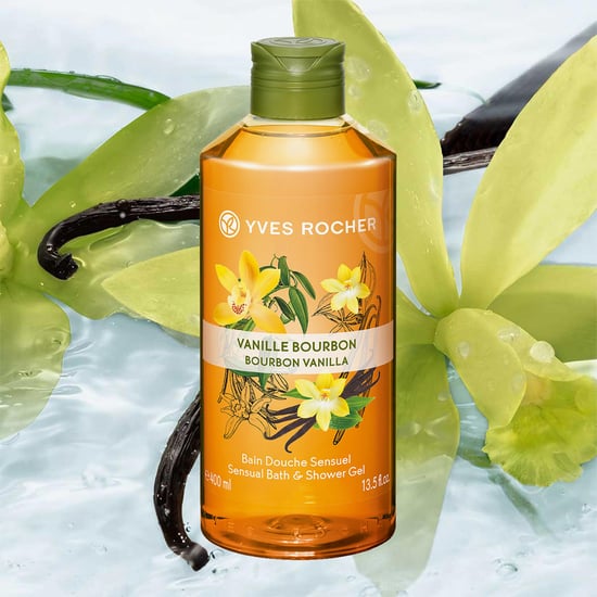 YVES ROCHER Bourbon Vanilla Sensual Bath and Shower Gel- 400ml White