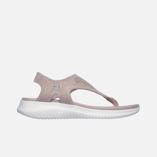SKECHERS Women Textured Thong Sandals