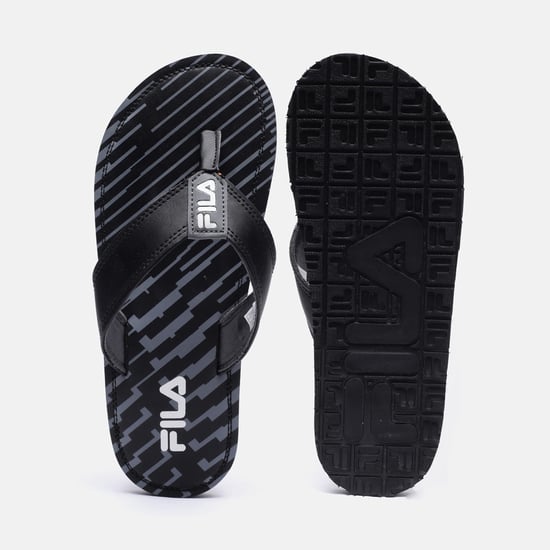 Fila Brand Fila Herren Flip Flops FILA Men Printed Flip Flops Black