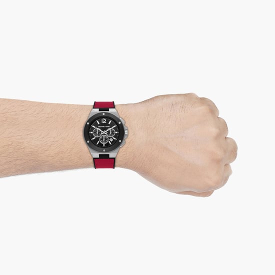 MICHAEL KORS Men Chronograph Watch with Leather Strap - MK8943