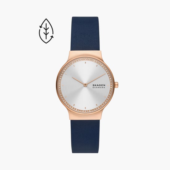 SKAGEN Women Analog Watch with Leather Strap SKW3026I