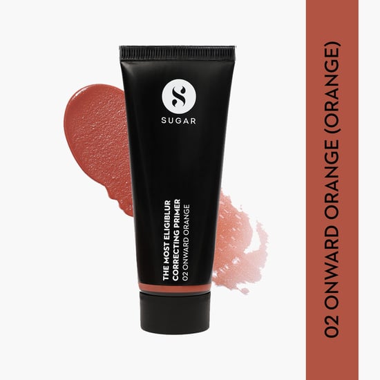 SUGAR Cosmetics The Most Eligiblur Correcting Primer - 02 Onward Orange -30g