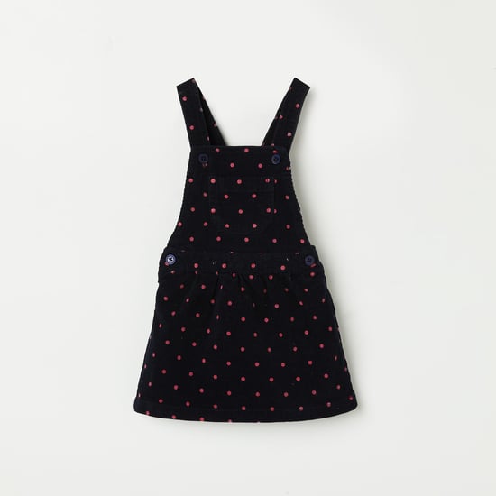 Polka dot dungaree dress hotsell