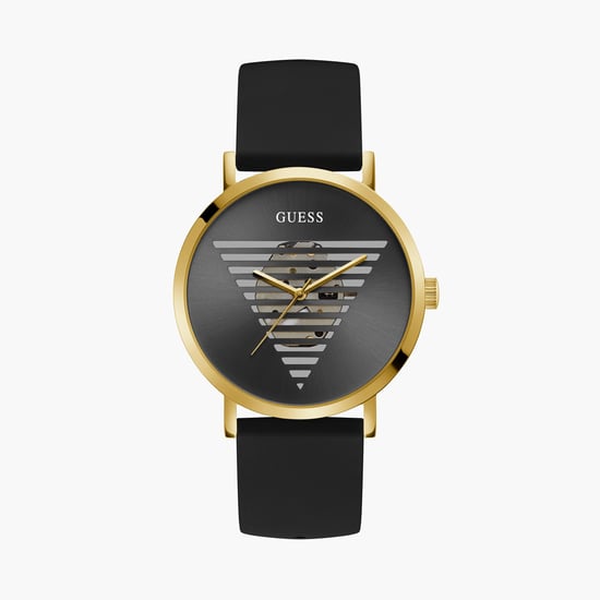 GUESS Idol Men Analog Watch with Silicone Strap GW0503G1