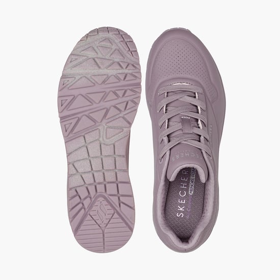 SKECHERS Women Solid Lace-Up Casual Shoes