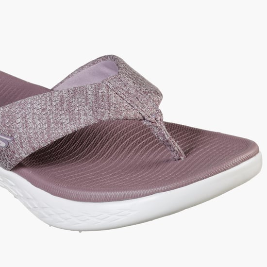 SKECHERS Women Textured Platformed Flip-Flops