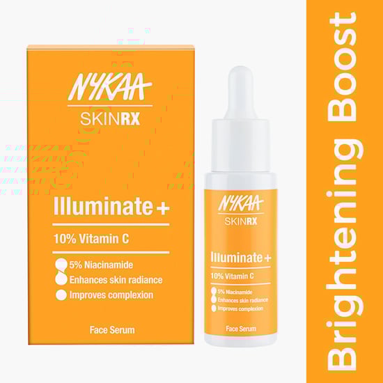 NYKAA SkinRX Illuminate+ Brightening Boost Face Serum - 30ml
