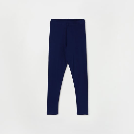 FAME FOREVER Girls Solid Elasticated Leggings