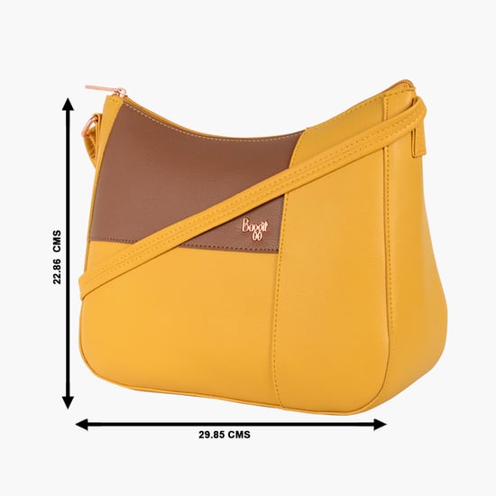 Baggit yellow sling bag best sale